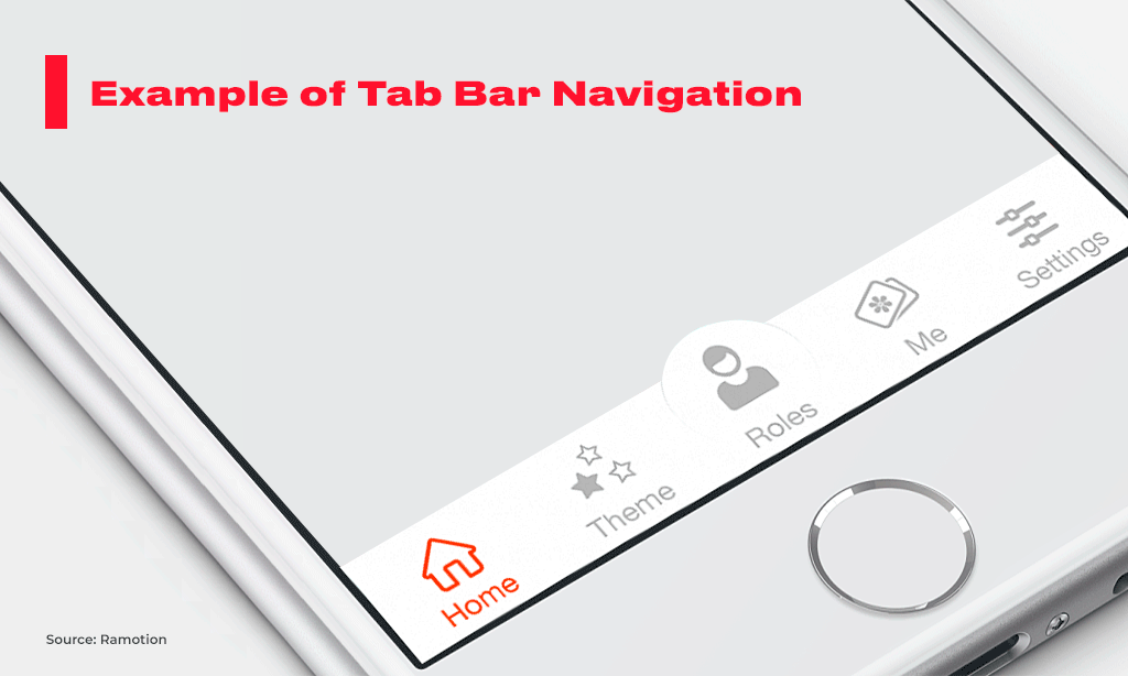 tap bar navigation