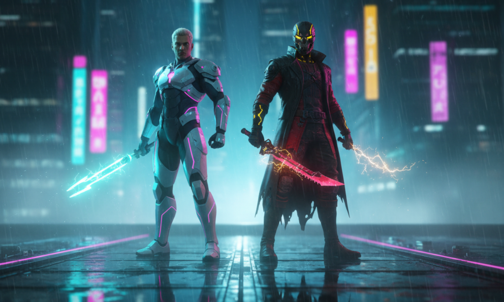 memorable game characters hero and villain