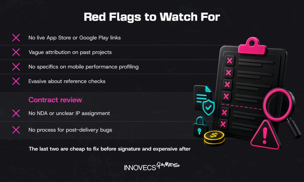 Red Flags to Watch For