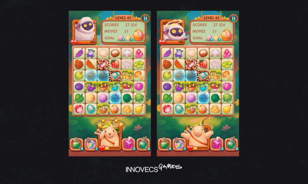 Forest Adventure match-3 level 42